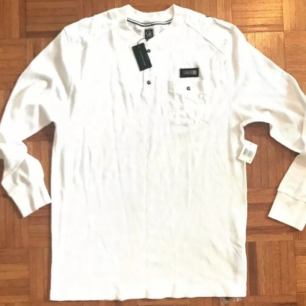 Mens NWT Cavi Thermal Long Sleeve HENLEY